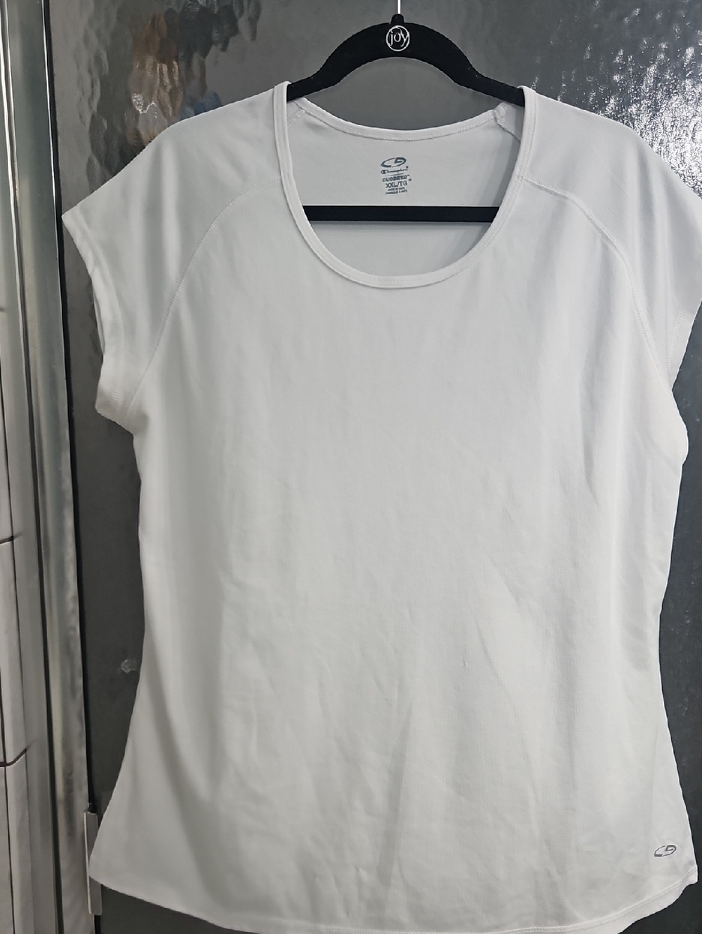 C9 by Champion White Duo Dry Scoop Neck Short Sleeve Tee